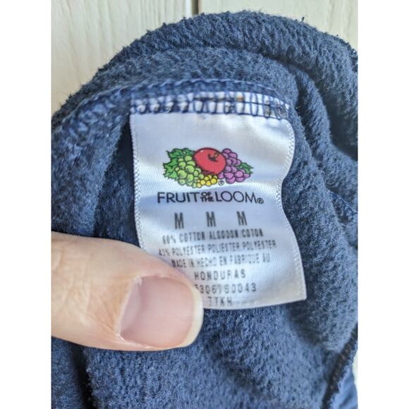 Fruit of the Loom Men's Blue Elastic High Rise Wide Leg Swat Pant Size M - Picture 3 of 4